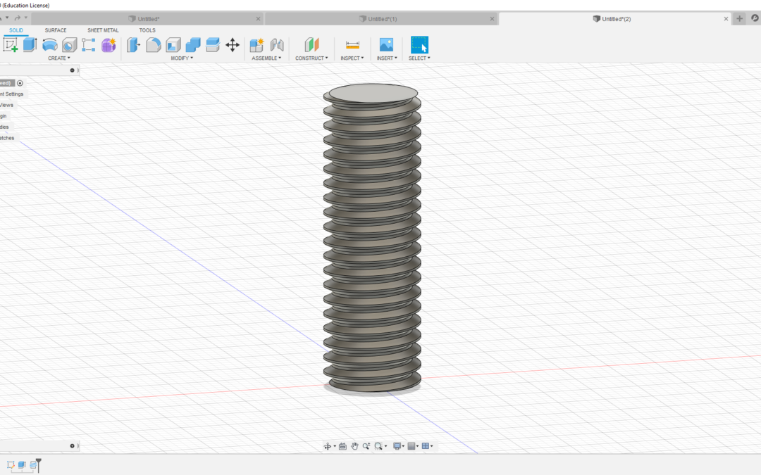 Fusion 360 Tuto : Comment faire un filetage ?